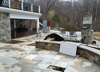 flagstone patio construction herndon va